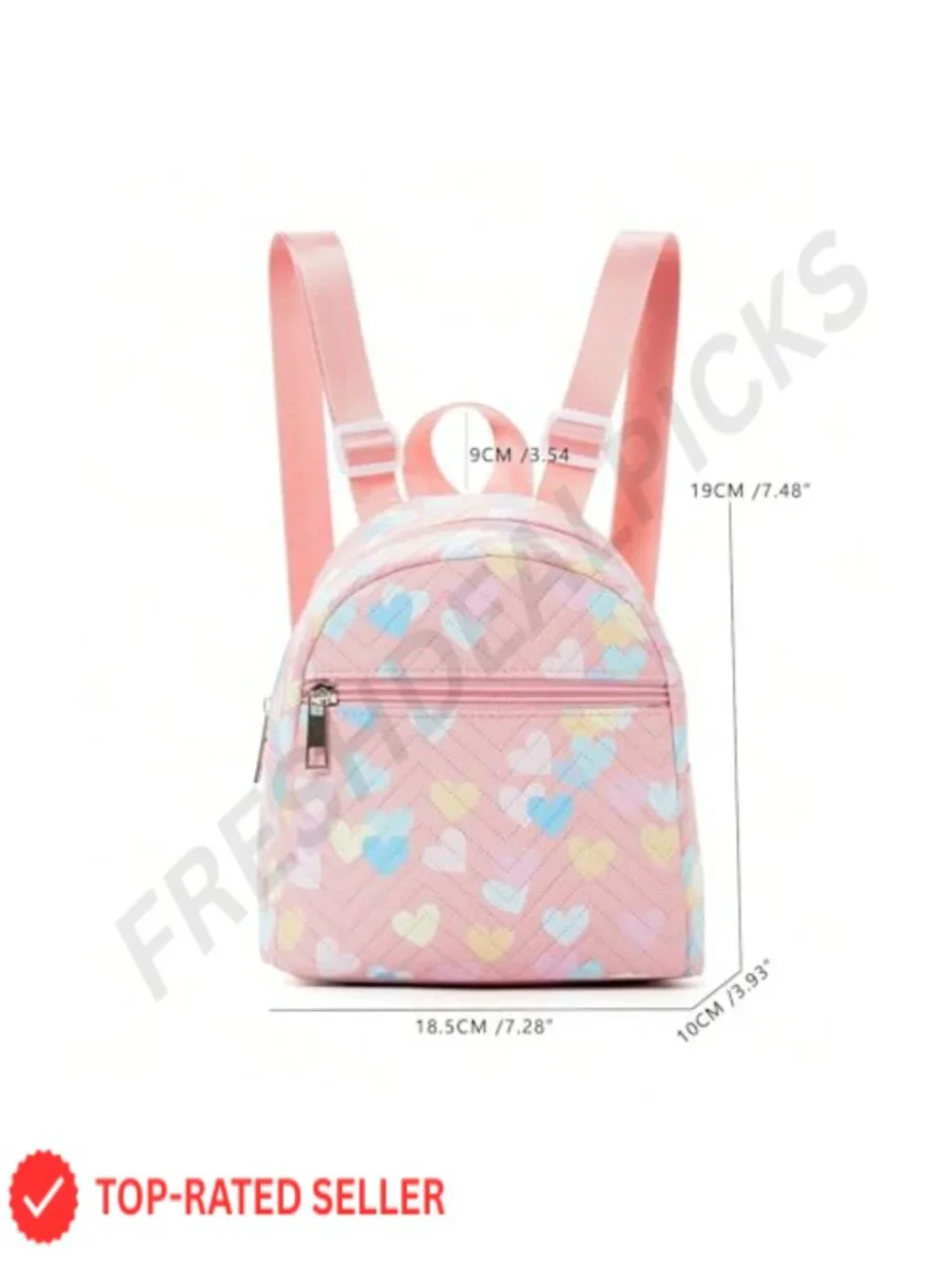 Women's PU Leather Mini Backpack, Adjustable Strap, Waterproof
